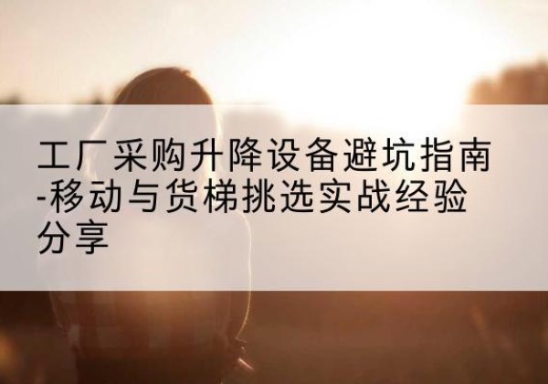 太平移动式升降机怎么选-工厂采购升降设备避坑指南-移动与货梯挑选实战经验分享